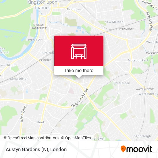 Austyn Gardens (N) map