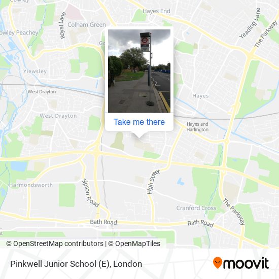 Pinkwell Junior School (E) map