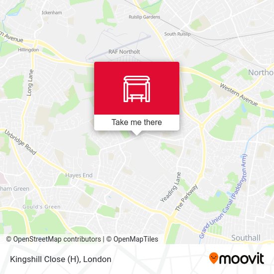 Kingshill Close (H) map