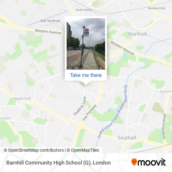 Barnhill Community High School (G) map