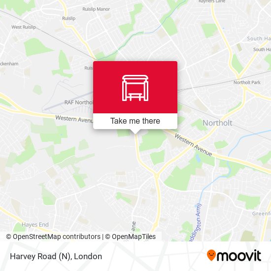 Harvey Road (N) map