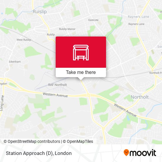 Station Approach (D) map