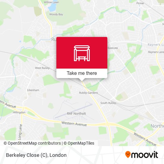 Berkeley Close map