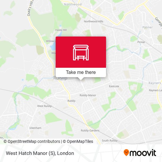 West Hatch Manor (S) map
