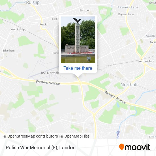 Polish War Memorial (F) map