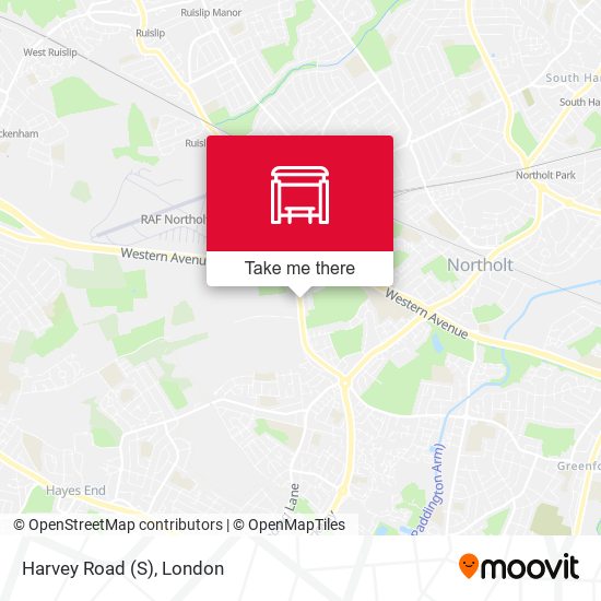 Harvey Road (S) map
