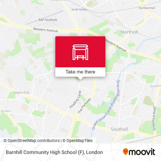 Barnhill Community High School (F) map