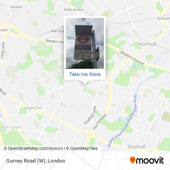 Gurney Road (W) map