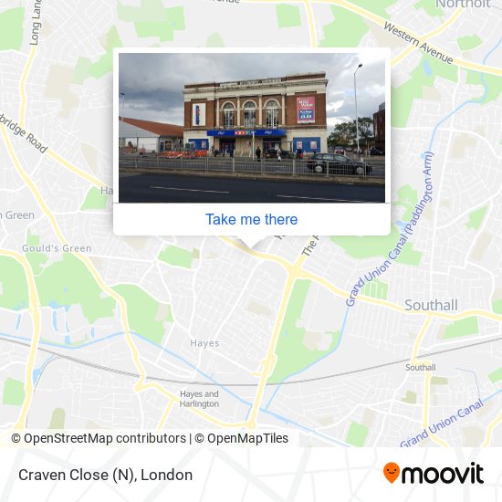 Craven Close (N) map