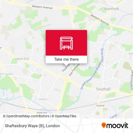 Shaftesbury Waye (B) map