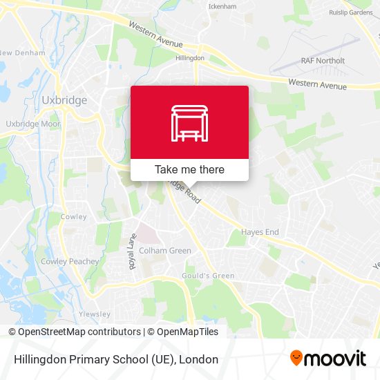Hillingdon Primary School (UE) map