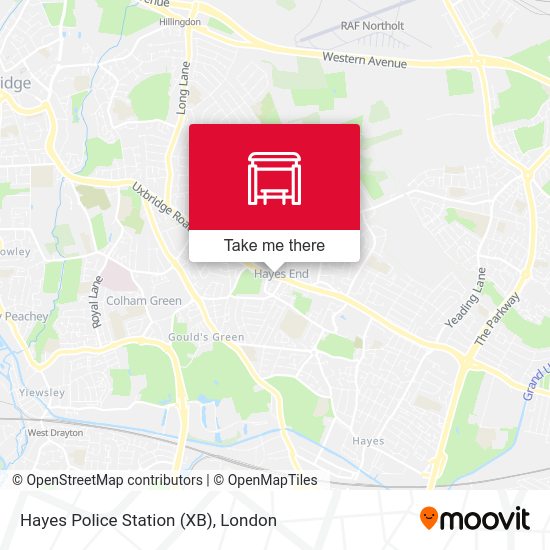 Hayes Police Station (XB) map