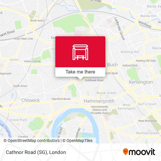 Cathnor Road (SG) map