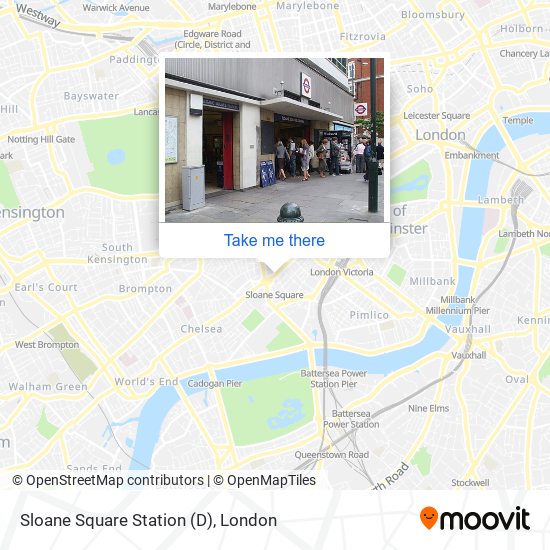 Sloane Square Station (D) map