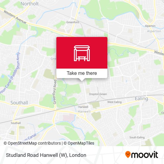Studland Road Hanwell (W) map