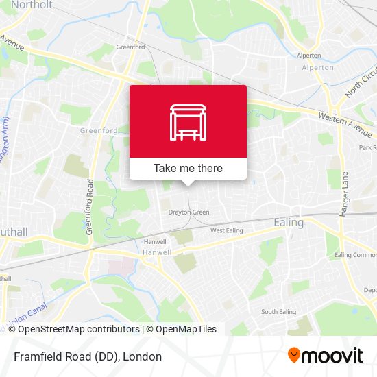 Framfield Road (DD) map