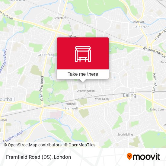 Framfield Road (DS) map