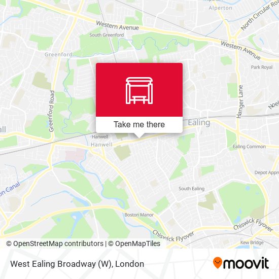 West Ealing Broadway map