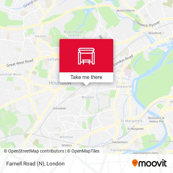 Farnell Road (N) map