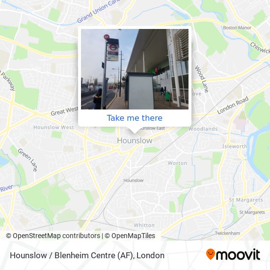 Hounslow / Blenheim Centre (AF) map