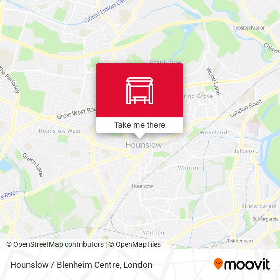 Hounslow / Blenheim Centre map