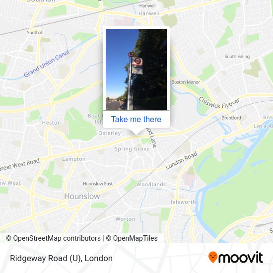 Ridgeway Road (U) map