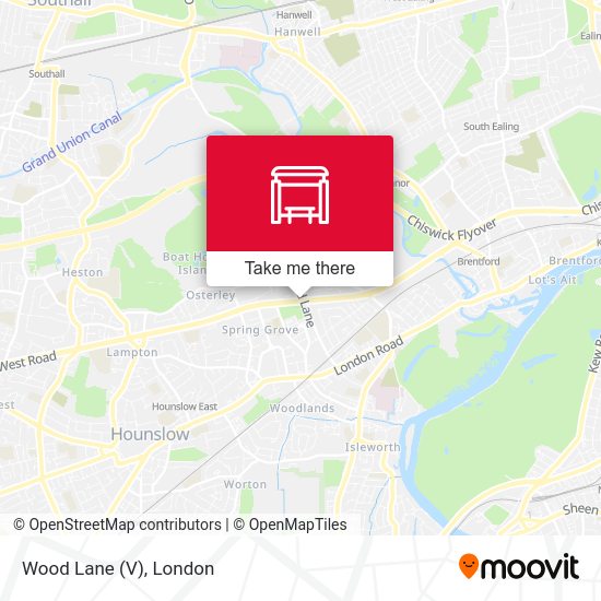 Wood Lane (V) map