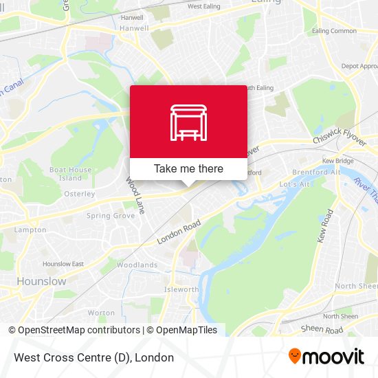 West Cross Centre (D) map