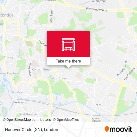 Hanover Circle (XN) map