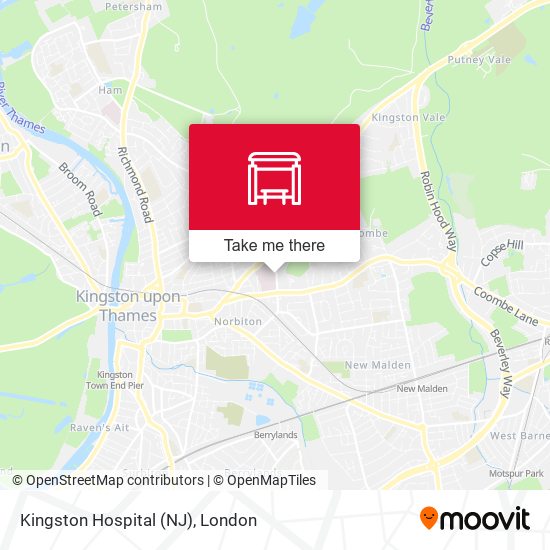 Kingston Hospital (NJ) map