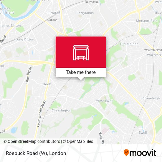 Roebuck Road (W) map