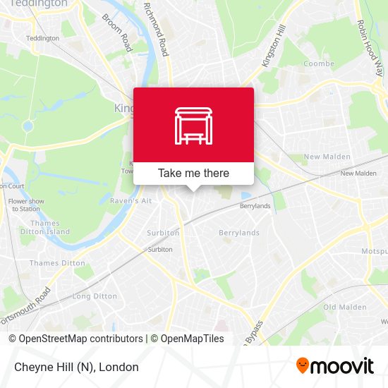 Cheyne Hill (N) map