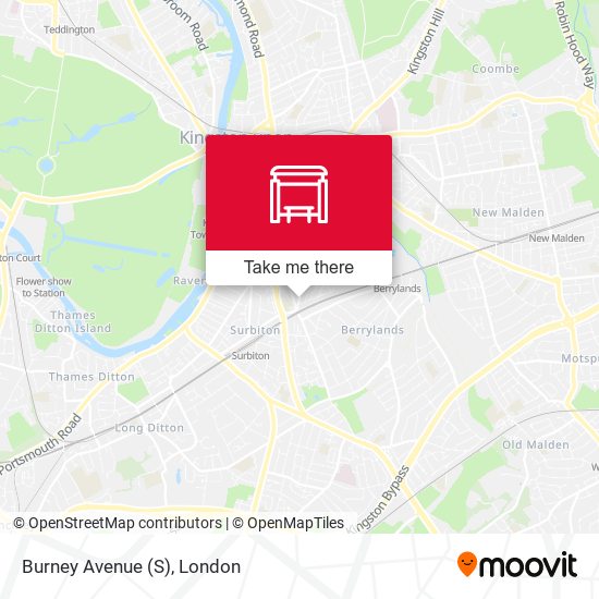 Burney Avenue (S) map