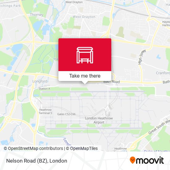 Nelson Road (BZ) map