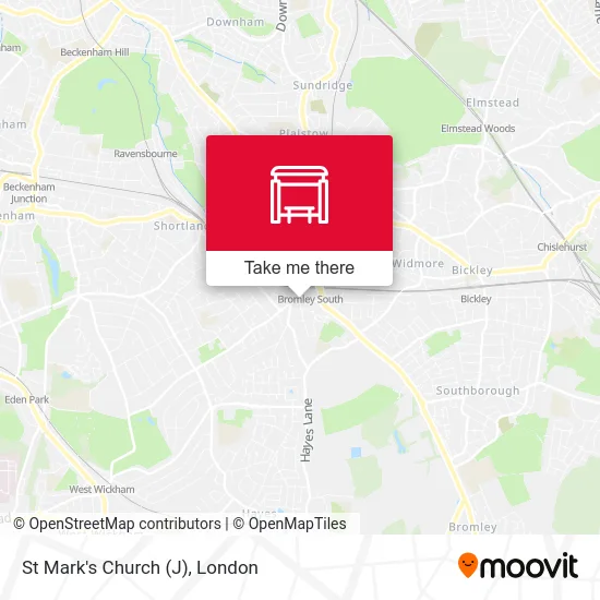 St Mark's Church (J) map