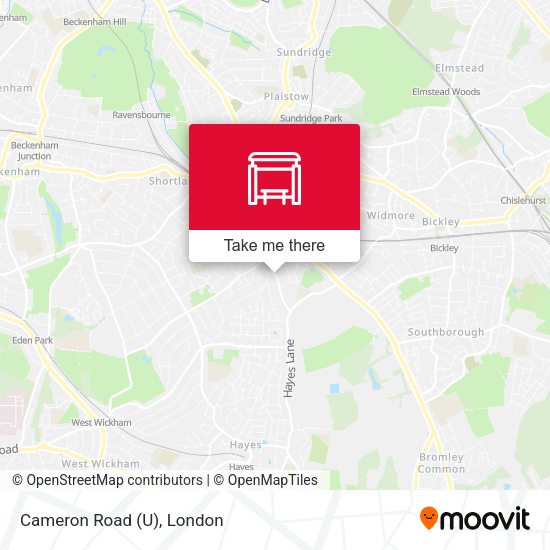 Cameron Road (U) map
