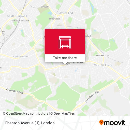Cheston Avenue (J) map