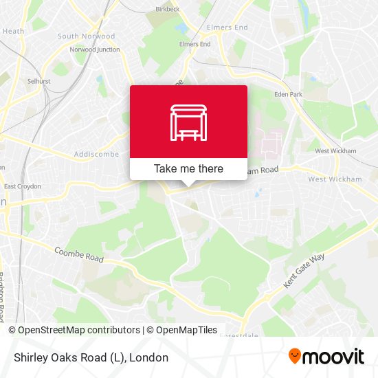 Shirley Oaks Road (L) map