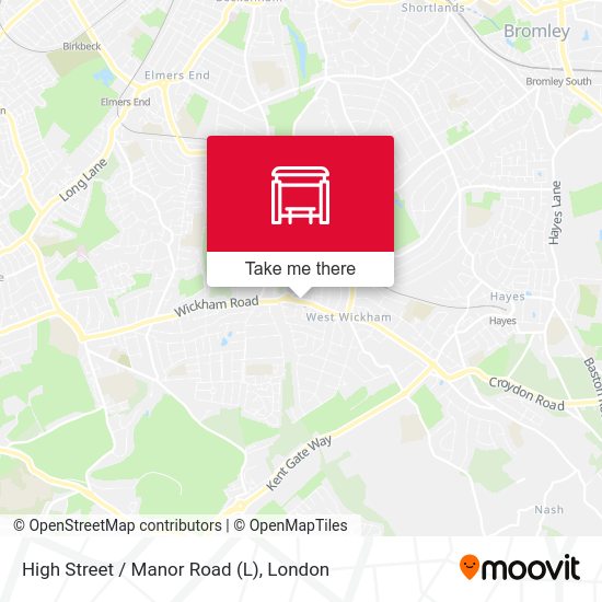 High Street / Manor Road (L) map