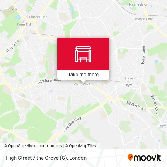 High Street / the Grove map