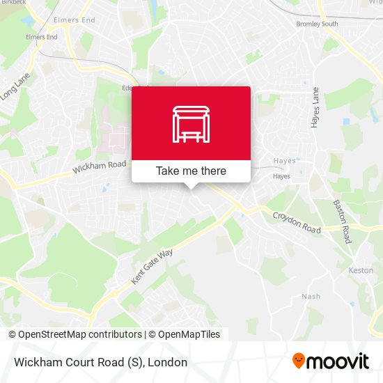 Wickham Court Road (S) map