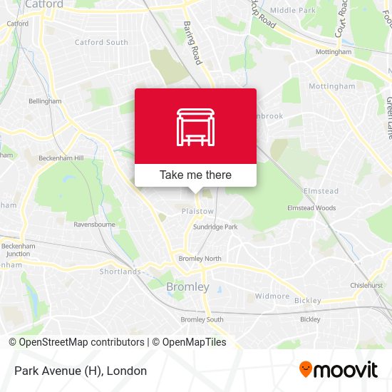 Park Avenue (H) map