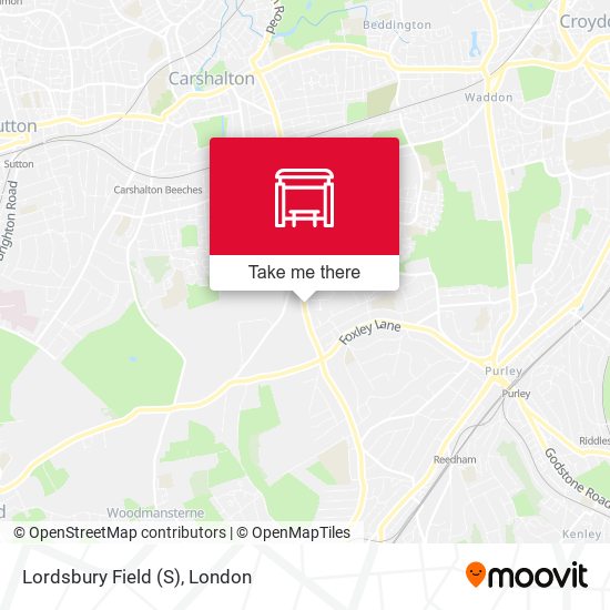 Lordsbury Field (S) map