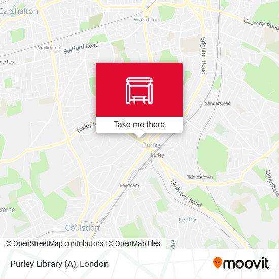 Purley Library (A) map