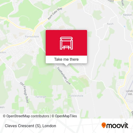 Cleves Crescent (S) map