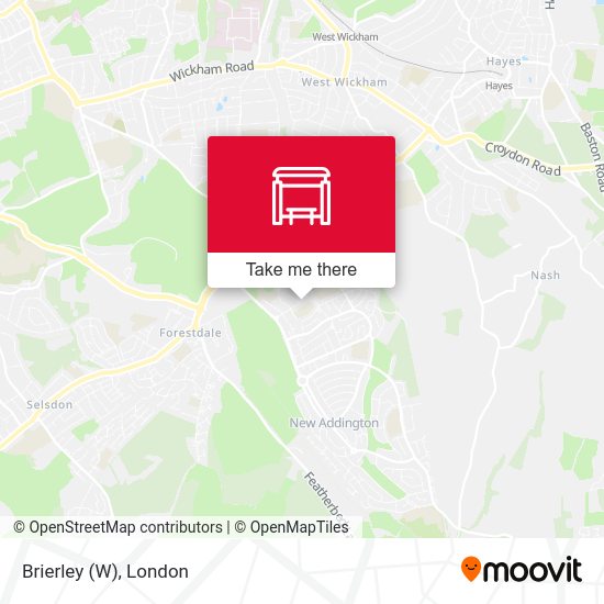Brierley (W) map