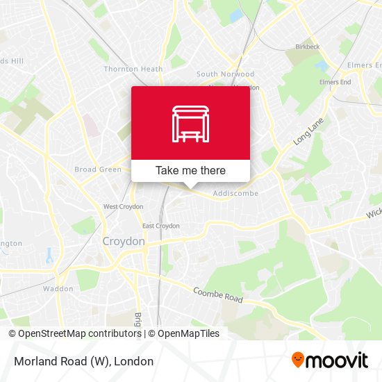 Morland Road (W) map