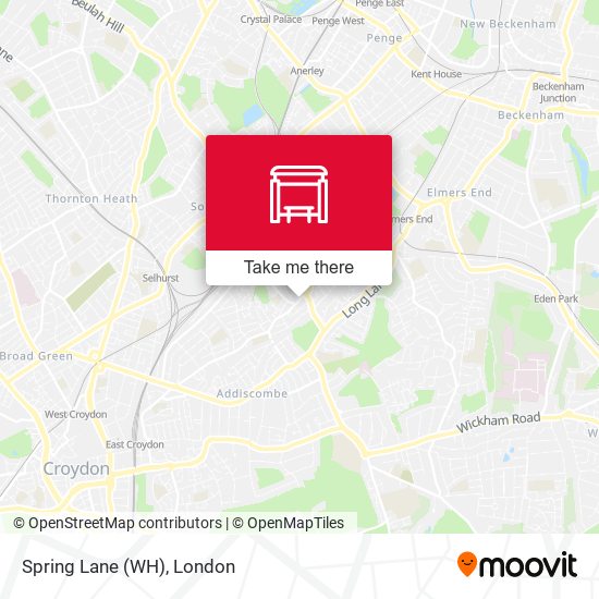 Spring Lane (WH) map