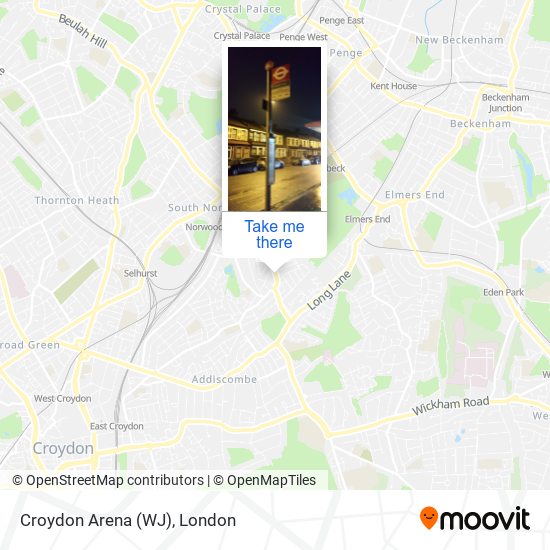 Croydon Arena (WJ) map