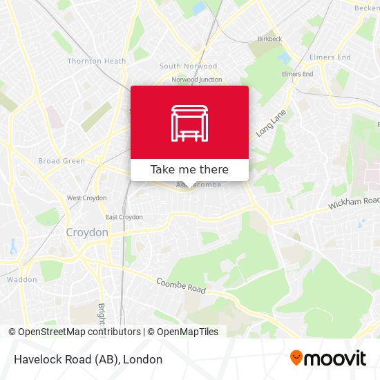 Havelock Road (AB) map